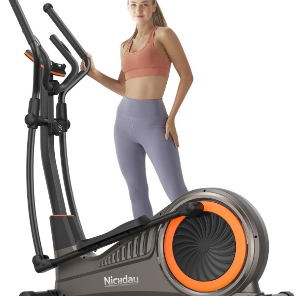 Dripex Elliptical Exercise Machine, Elliptical Machine for Home w/Hyper-Quiet Magnetic Driving System